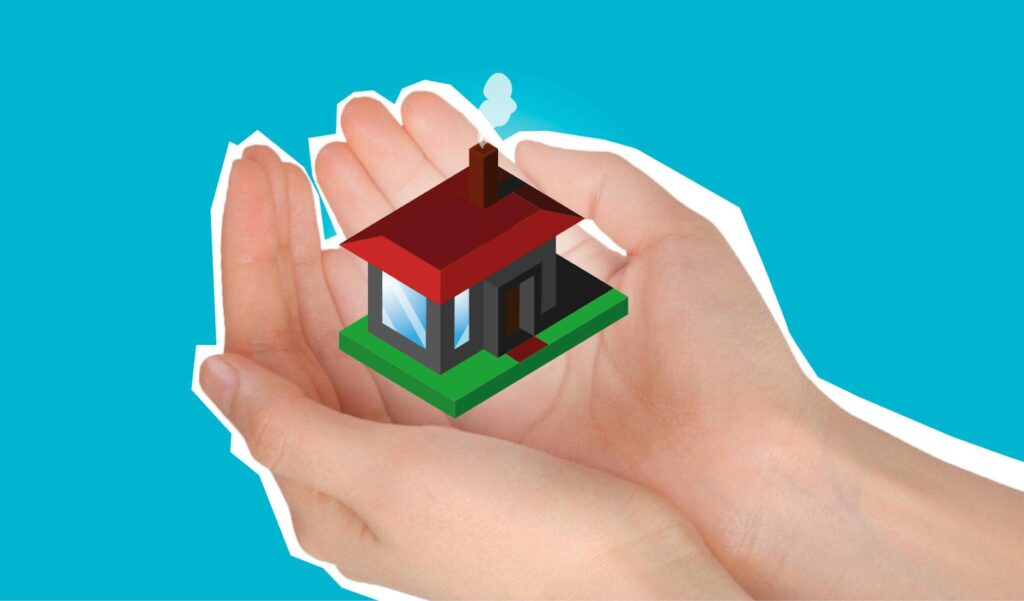 A graphic illustrating the concept of insurance bundling with car and home icons. — bundling insurance Nevada
