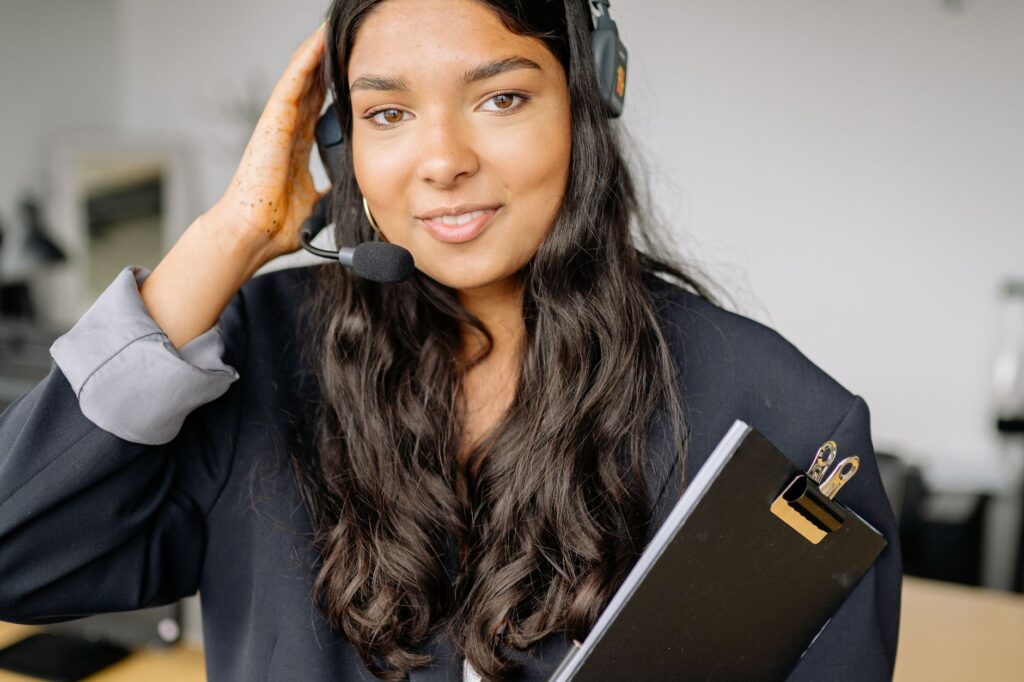 A professional image of a person on the phone with an insurance provider. — file car insurance claim Nevada