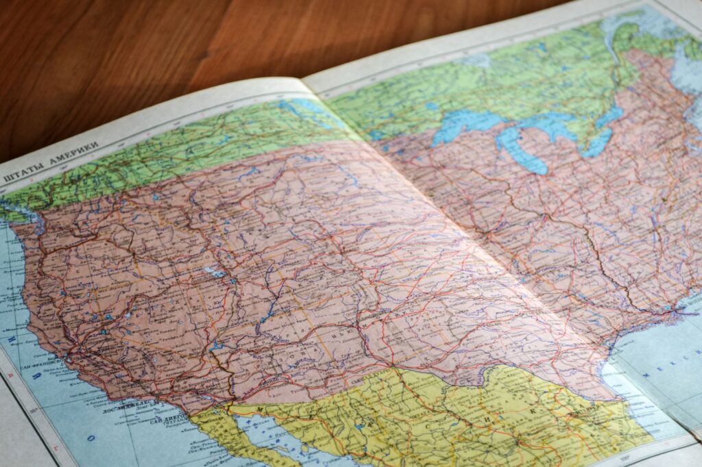 A map of the USA highlighting states that use credit scores for insurance. — credit score car insurance Nevada