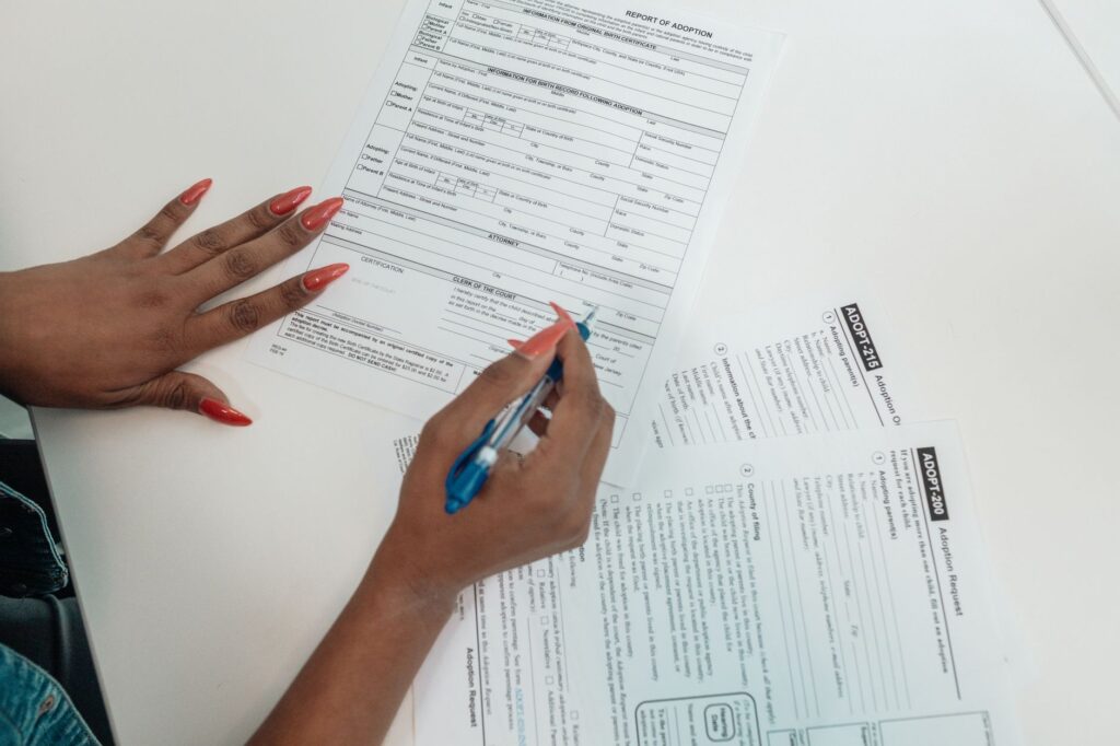 A screenshot of an SR-22 form and instructions for filling it out. — Nevada SR-22 insurance