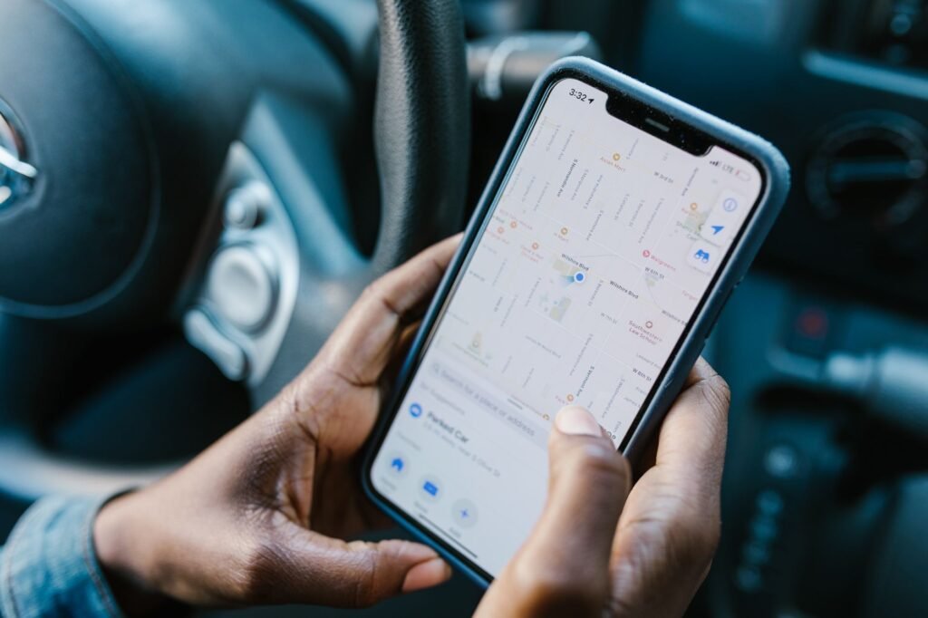A screenshot of a usage-based insurance app tracking driving habits — save on Nevada car insurance