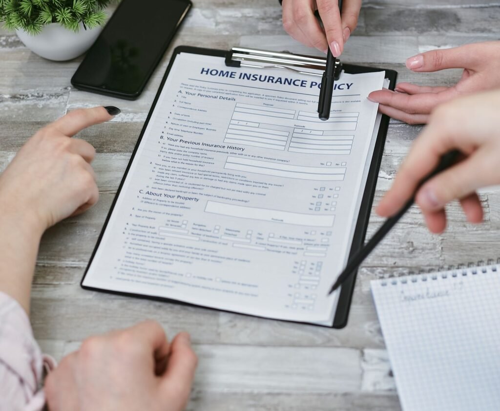 An image of a family reviewing their insurance options together — save on Nevada car insurance