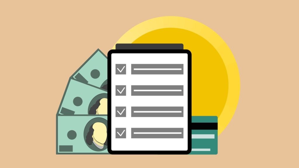 Illustration of a checklist with factors affecting car insurance rates. — affordable car insurance Nevada