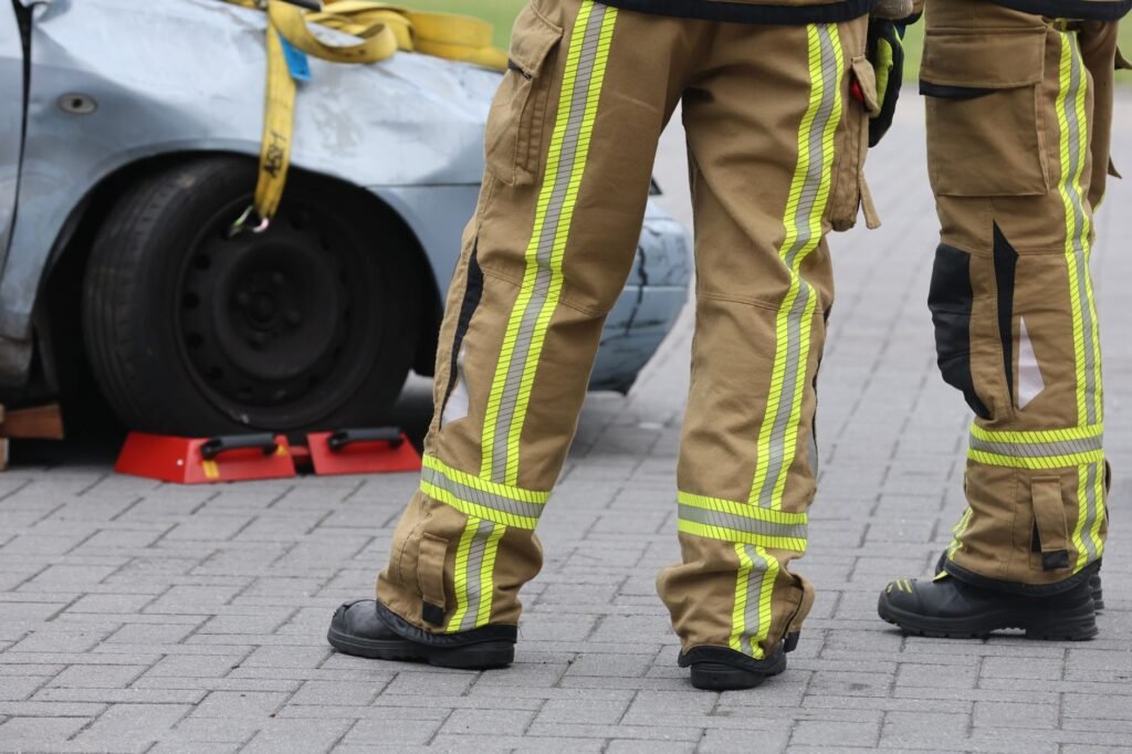 Image of a car accident scene with emergency responders assessing the situation. — after car accident Nevada insurance