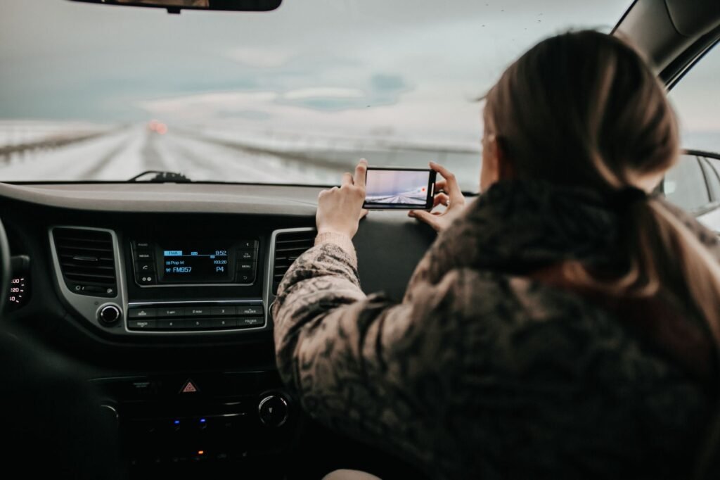 An image of a person taking a defensive driving course. — driving record car insurance Nevada
